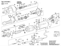 Bosch 0 602 220 004 ---- Hf Straight Grinder Spare Parts